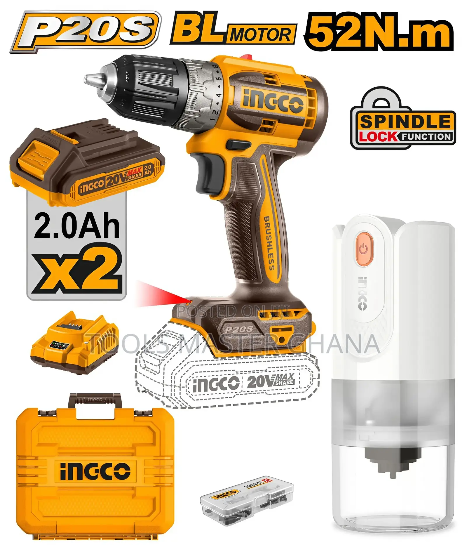 Cordless 2 Pcs Combo Kit - Cosli240315