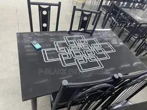 Dining Set With 4chairs Glass