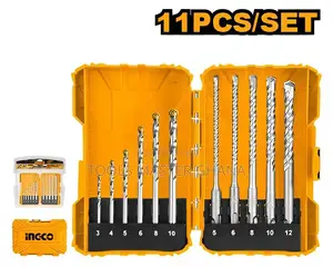 11 Pcs Masonry And Hammer Drill Bits Set - Akdl31101
