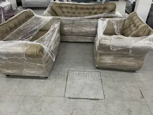 Classic New Design Tufted Button 3in1,2in1 Single Sofa Sets