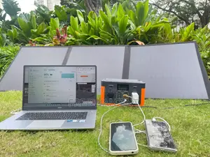 Original 500w Portable Power Station With Its Solar Panel