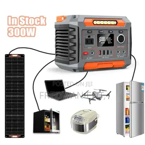300w Portable Power Station With Solar Panel