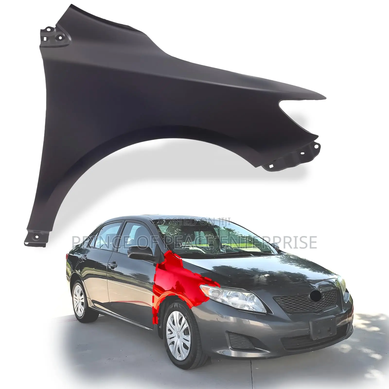 Toyota Corolla 2011 2012 2013 Fender
