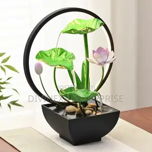Water Fountain With Led Ringlight