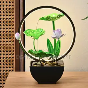 Water Fountain With Led Ringlight