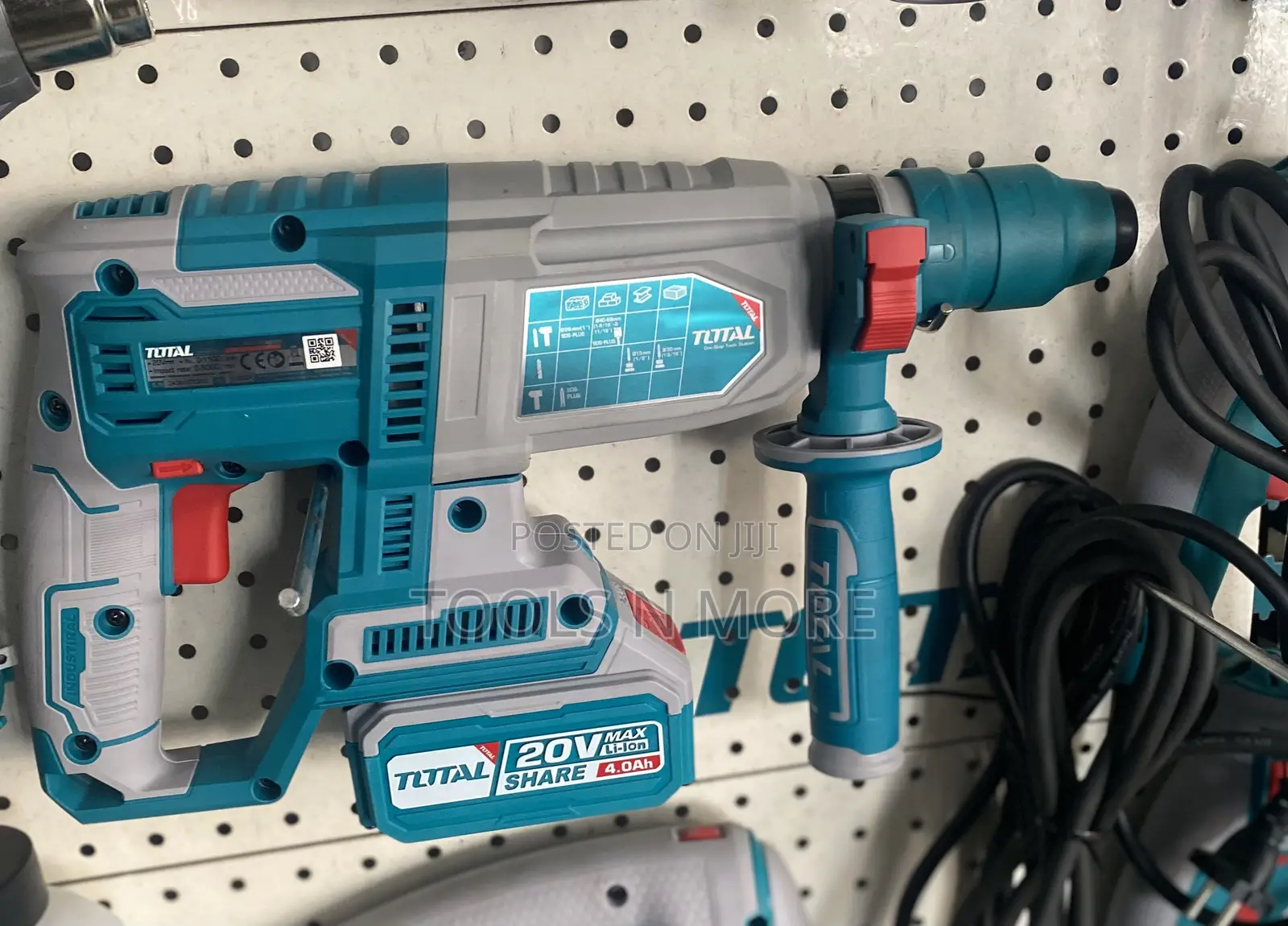 Total Cordless Rotary Hammer 20v (Replaceable Chuck)