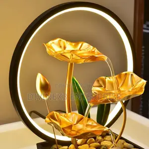 Water Fountain With Led Ringlight