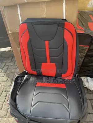 Nicely Designed Red and Black Car Seat Cover Available