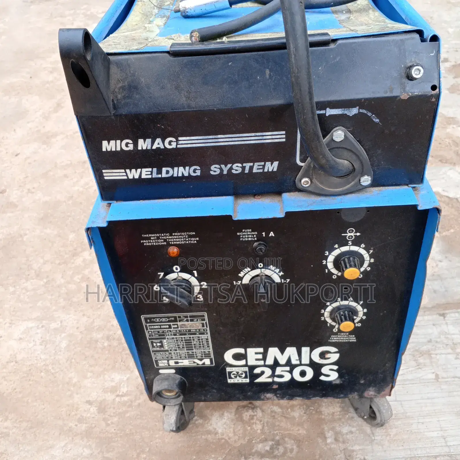 Used Mig 250s Industrial Welding Machine From Italy
