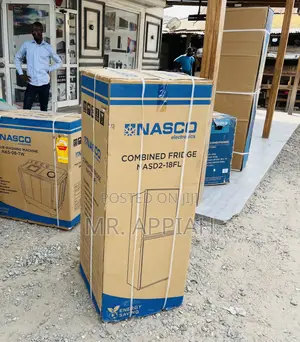 Authentic Nasco D2-18fl Double Door Electric Fridge.