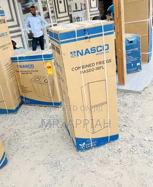 Stainless SteelNasco D2-18fl 2 Door Electric Fridge(136ltr)