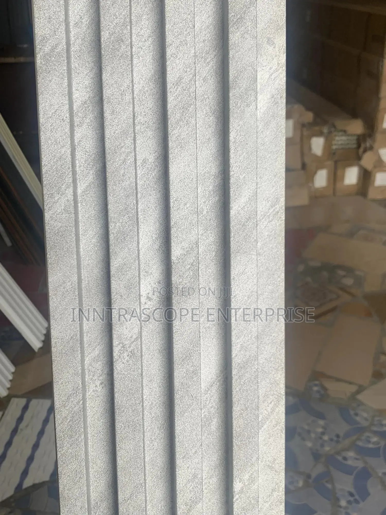 Fluted Wall Panel and Marble Sheets