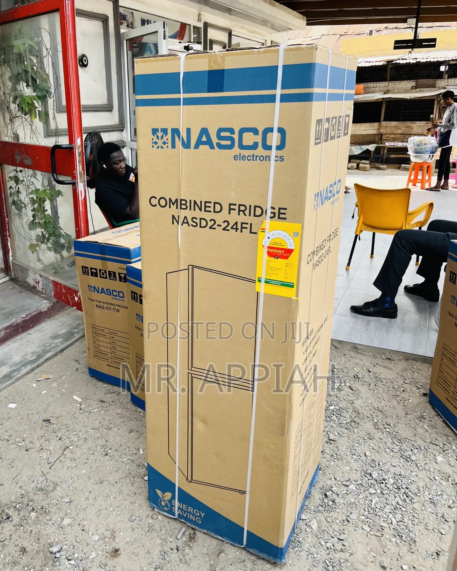 Affordable Nasco D2-24fl Double Door Electric Fridge(196l).