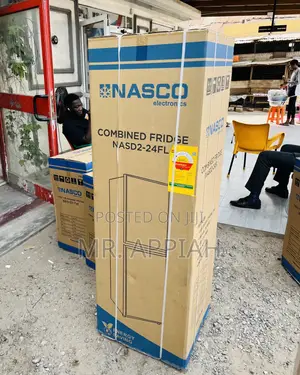 Affordable Nasco D2-24fl Double Door Electric Fridge(196l).