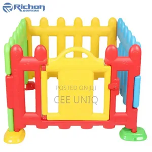 5 Panels Plastic Play Yard for Kids