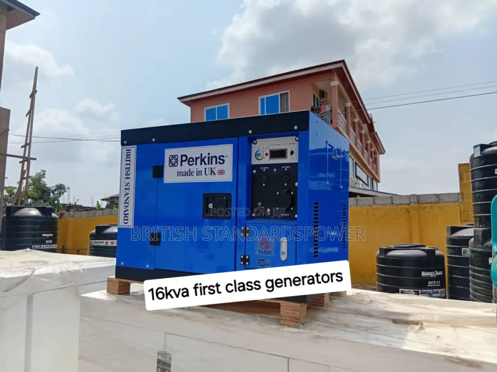 Blue Coloured Generator 15kva Best