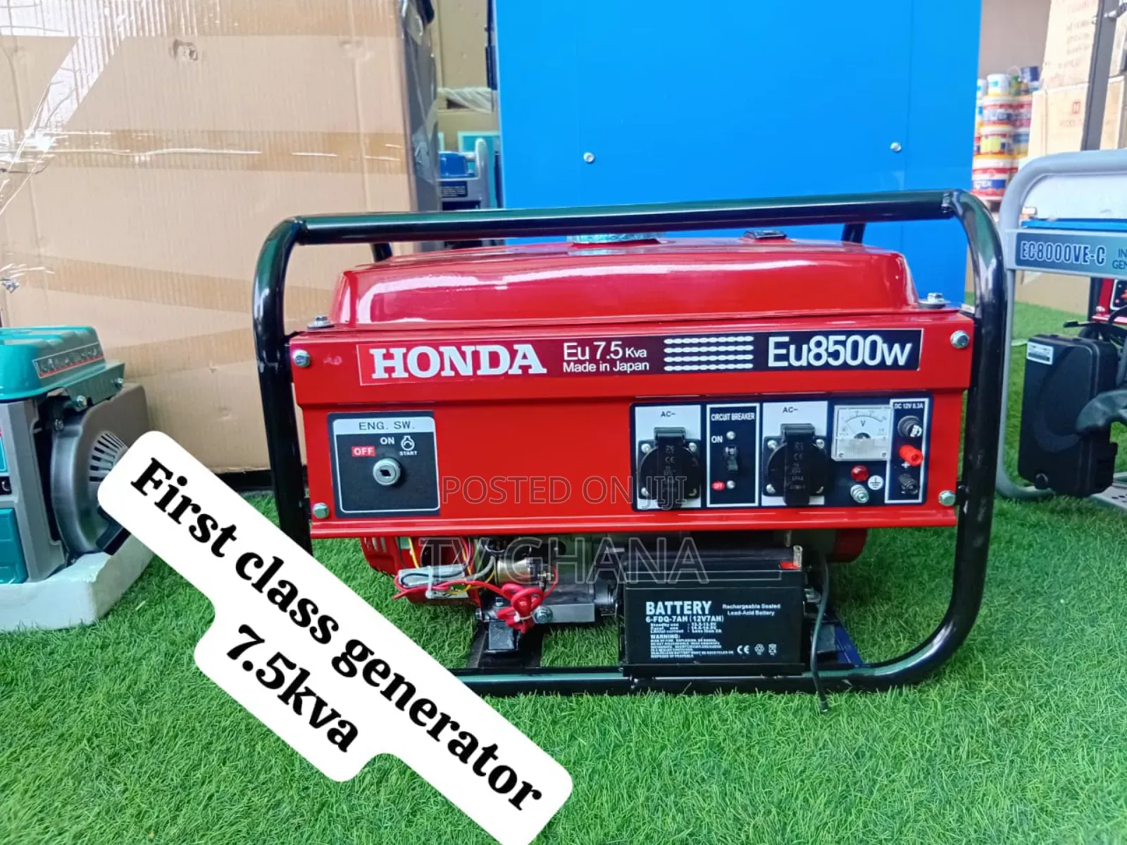 7.5kva Generator Petrol Generator Keystart 7.5kva