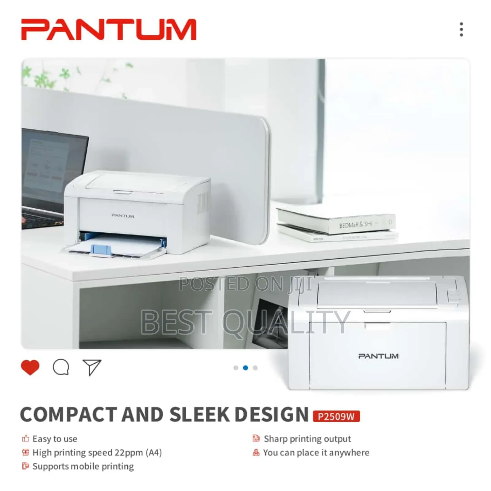PANTUM P2509 Monochrome Laser Printer