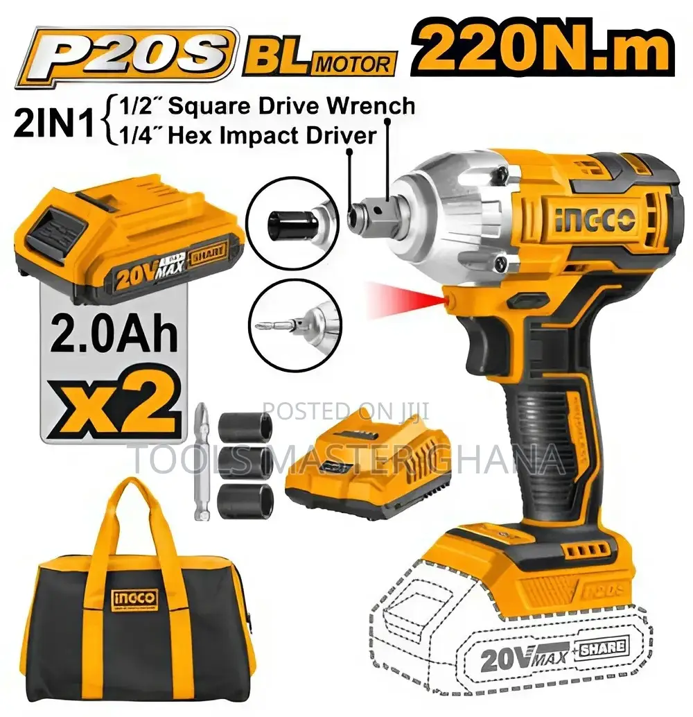 Cordless Impact Driver&Wrench - Ciwli20208