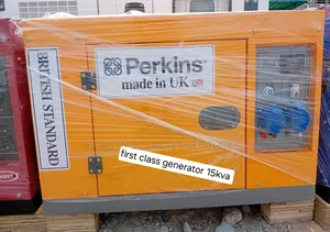 Yellow Coloured Generator 15kva Good