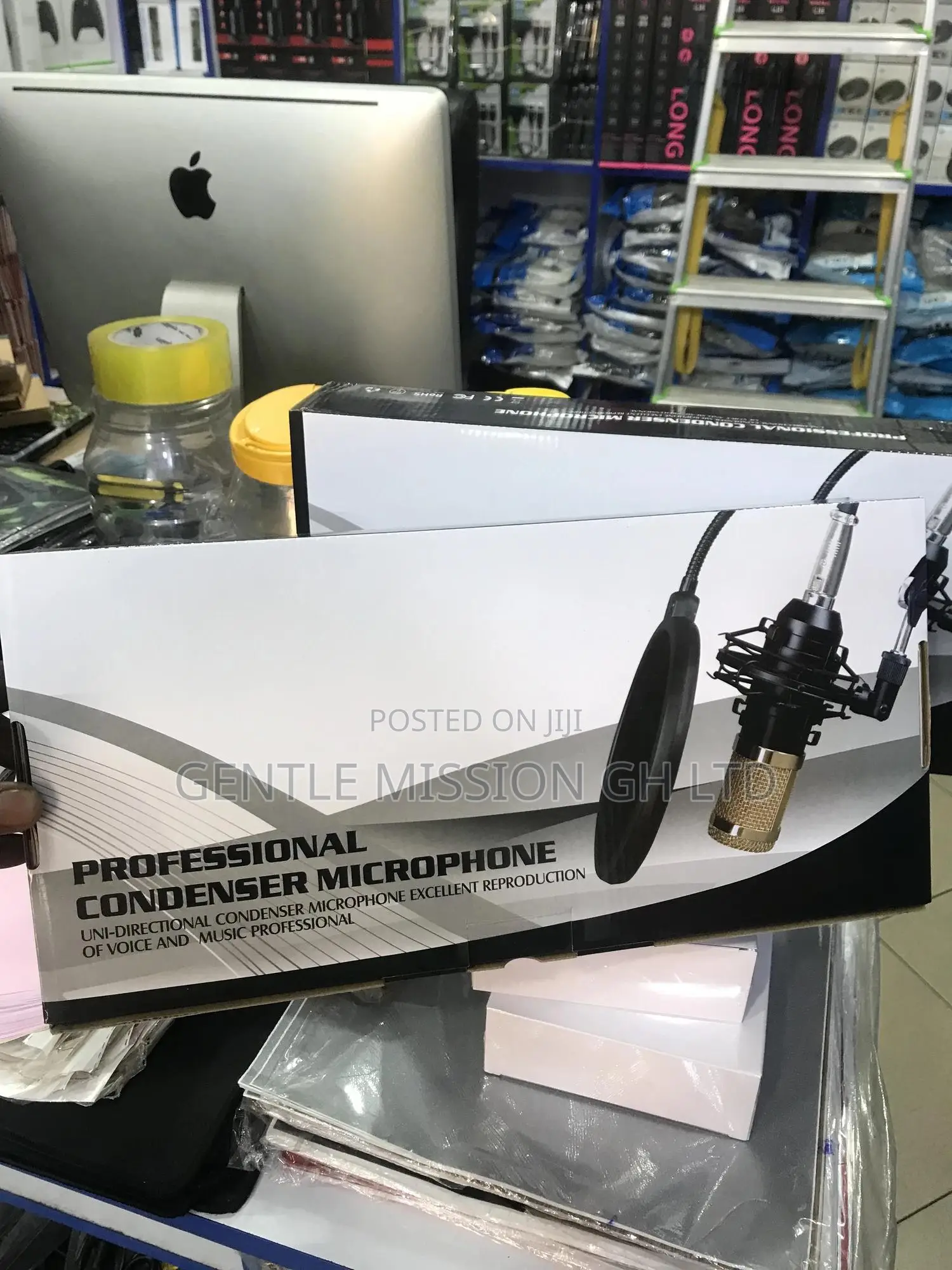Professional Condenser Microphone V8 Sound Card