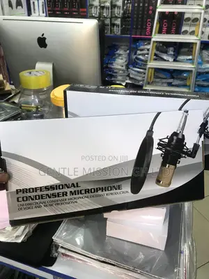Professional Condenser Microphone V8 Sound Card