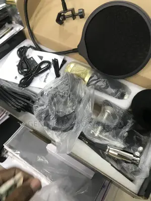 Professional Condenser Microphone V8 Sound Card