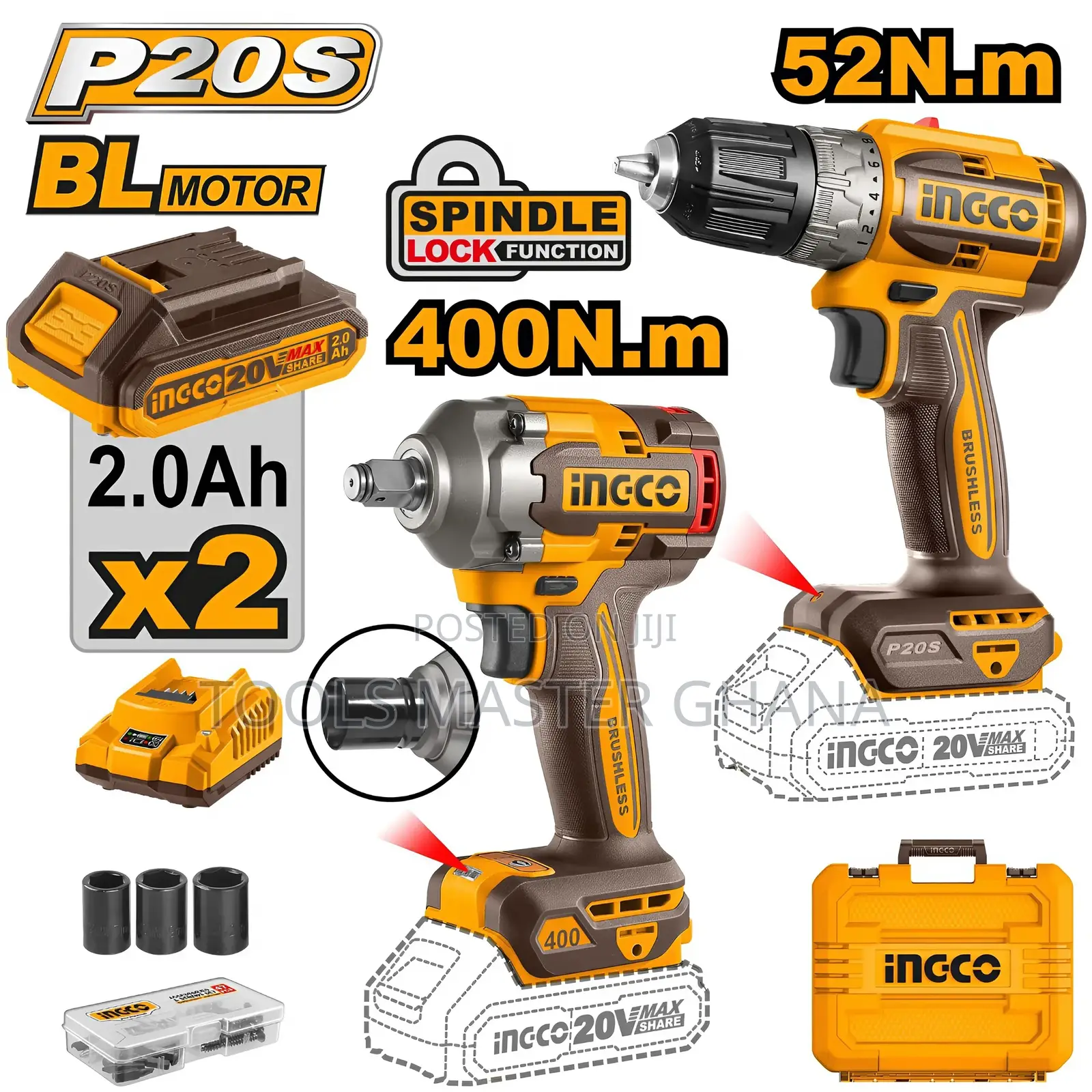 Cordless 2 Pcs Combo Kit - Ckli20271