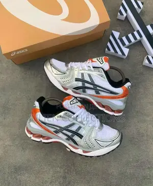 Asics Gel Kayano Orange and Gruy