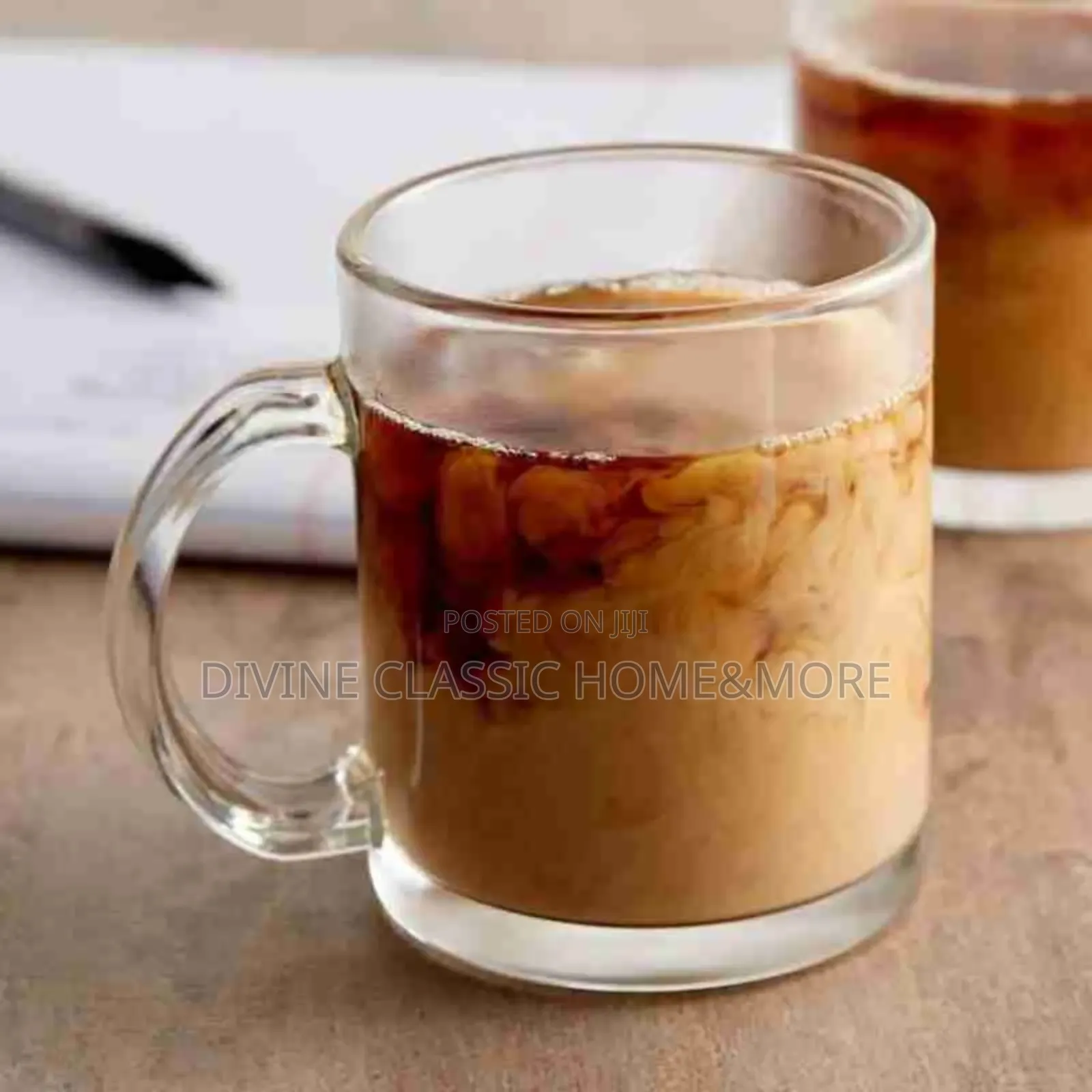 Transparent Coffee and Tea Mugs