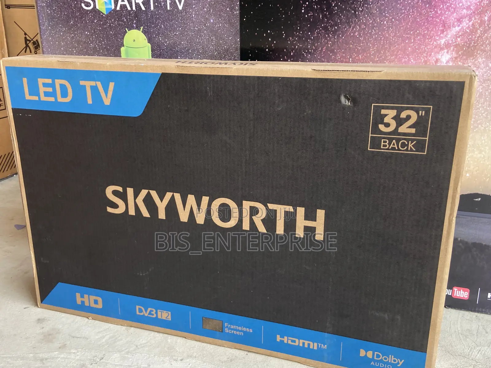Skyworth 32” Digital Frameless Led Dolby Audio Hdmi