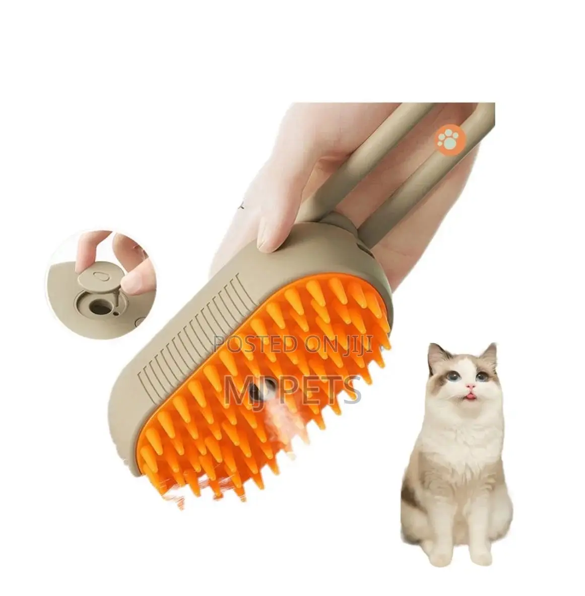 Electric Spray Massage Brush for Dogs Cats