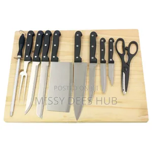 11pc Knives and Cutting Board Set