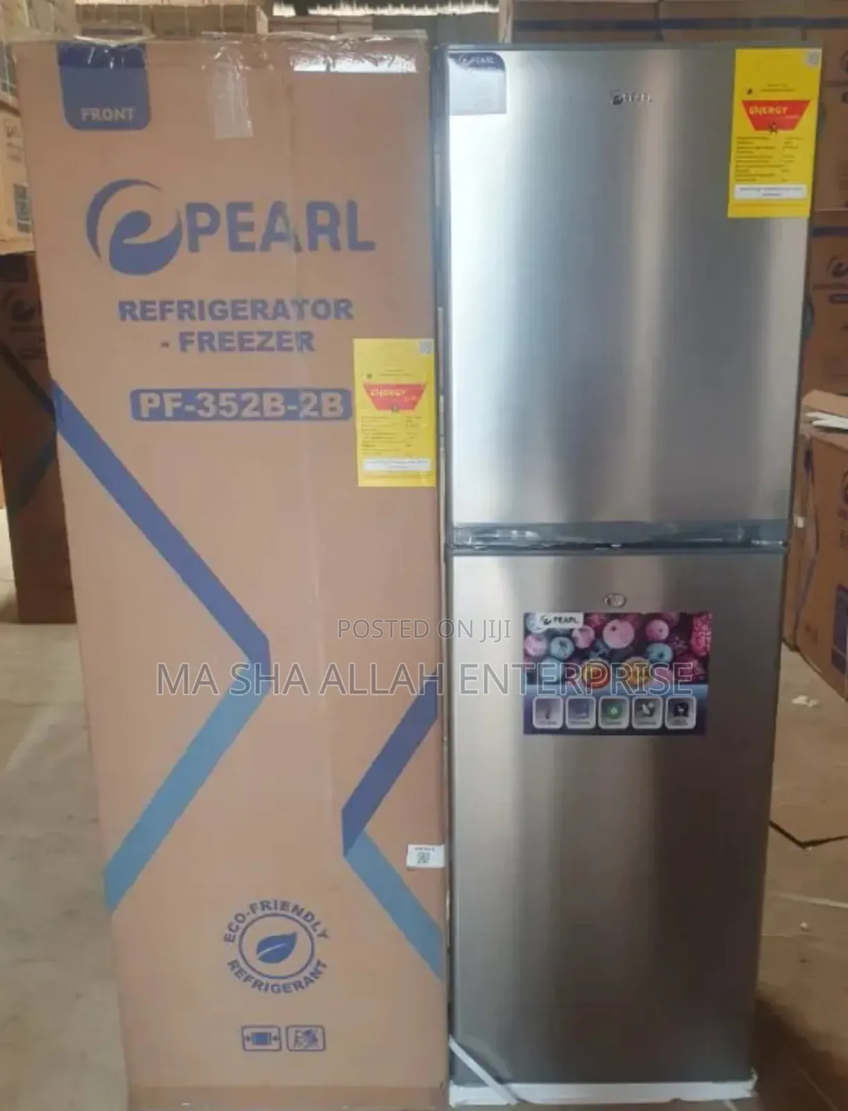 Pearl 220 Liters Spacious Bottom Freezer Refrigerator