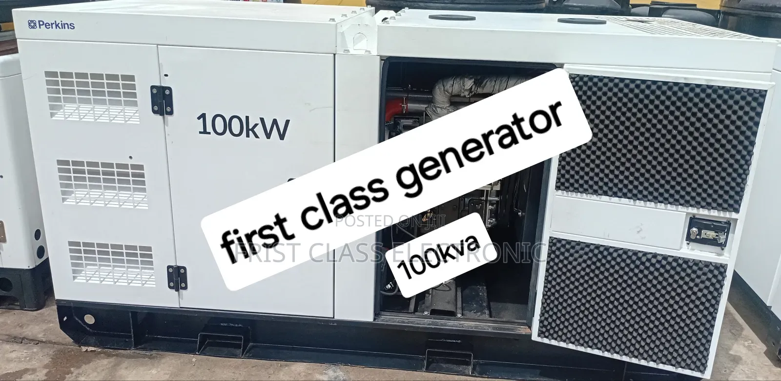 Quality 3 Phased 100kva Silent Diesel Generator