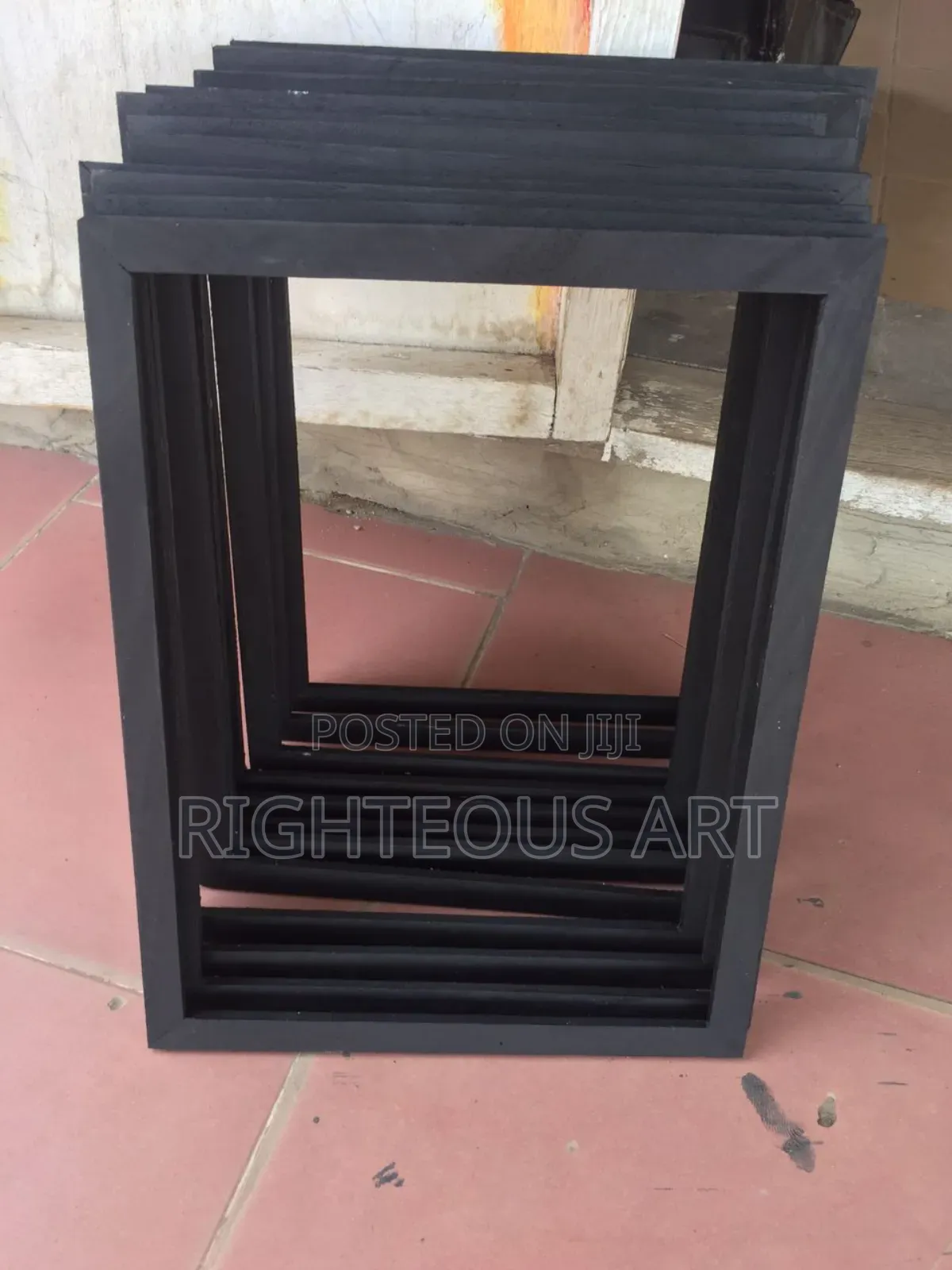 Black Wooden A3 Local Frame With Chipboard