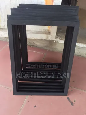 Black Wooden A3 Local Frame With Chipboard