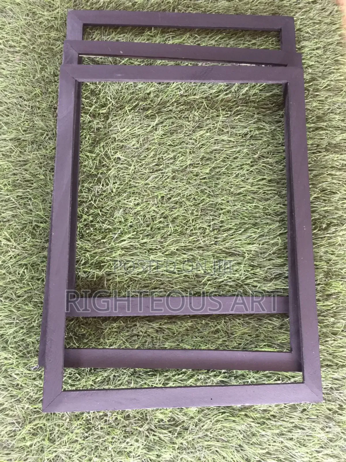Black Wooden A3 Local Frame With Chipboard