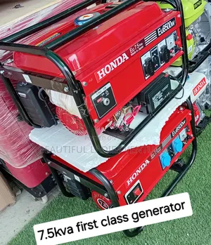 Red Honda Generator 7.5kva 8500wwt 7.5kva