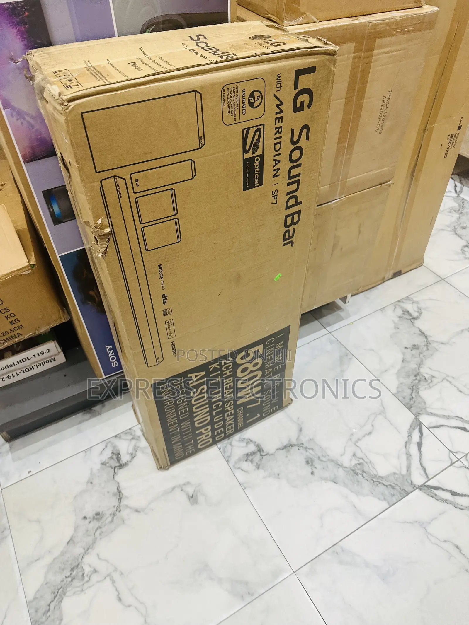 Lg Sp7 Soundbar With Rear Woofers