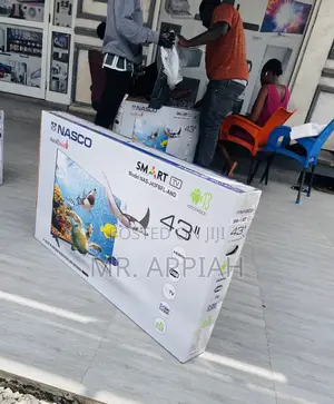 Lovely Design Nasco 43” Full Hd Screen Television, Black