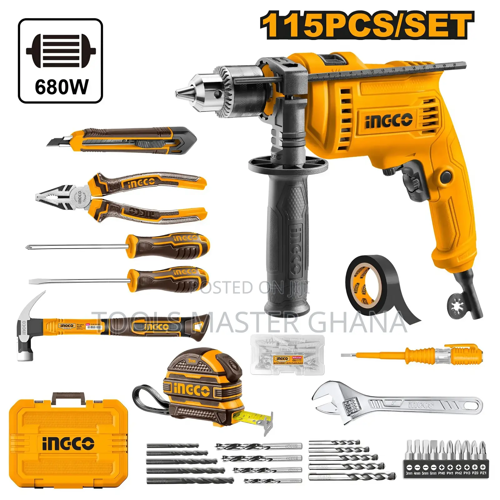 115 Pcs Tools Set - Hkthp11151