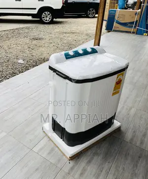 Wash and Spin Nasco 5kg Semi-Automatic Washing Machine.