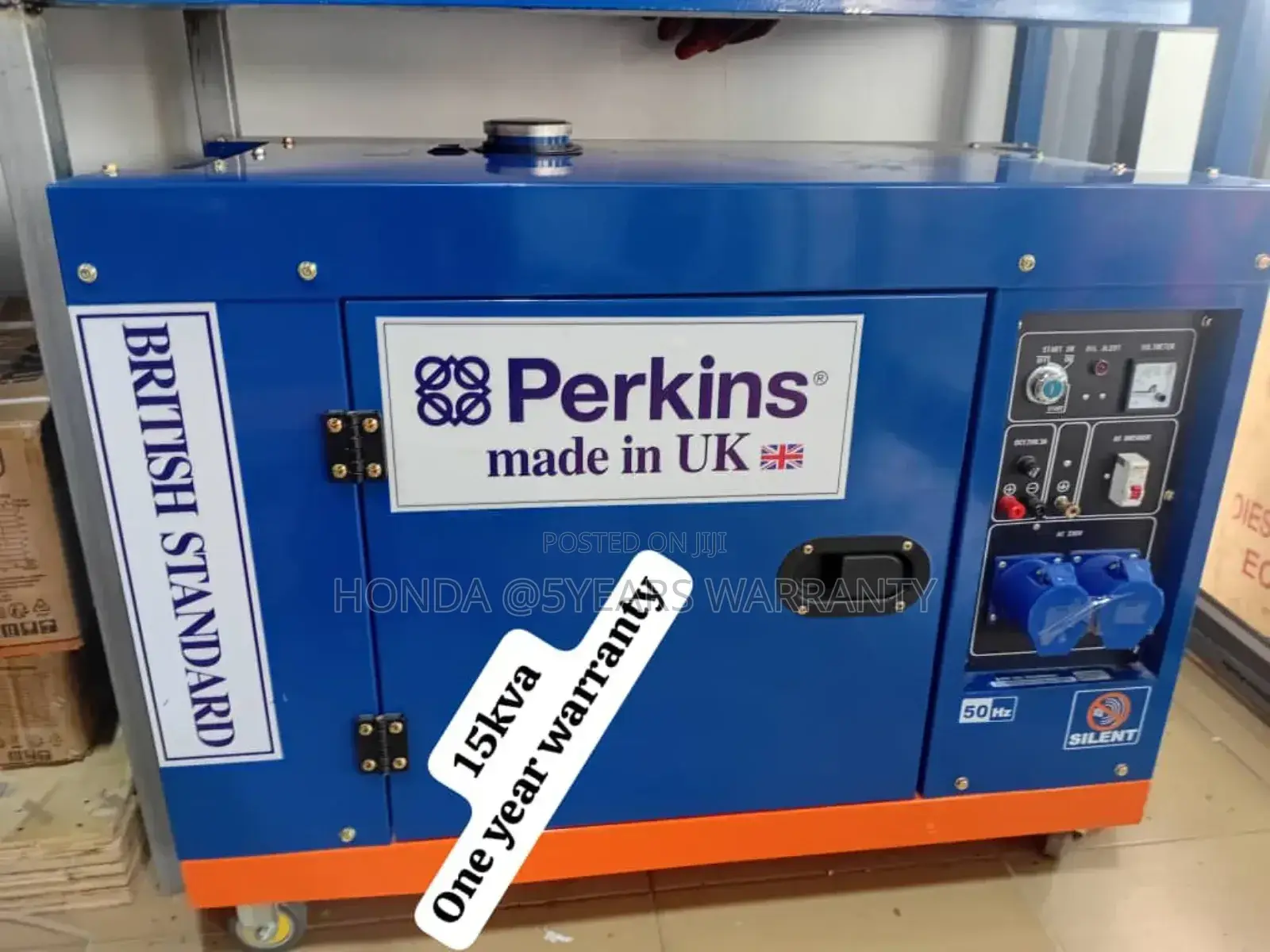 Blue and Orange 15kva 16500watt Perkins Generator 15kva