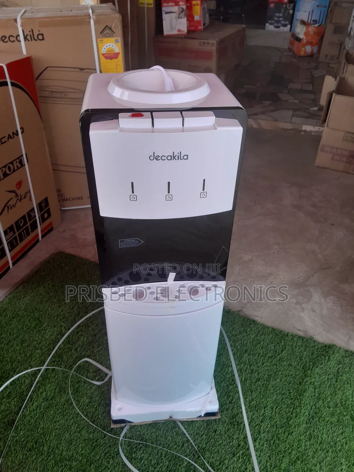Decakila Durable Water Dispenser With Bottom Fridge