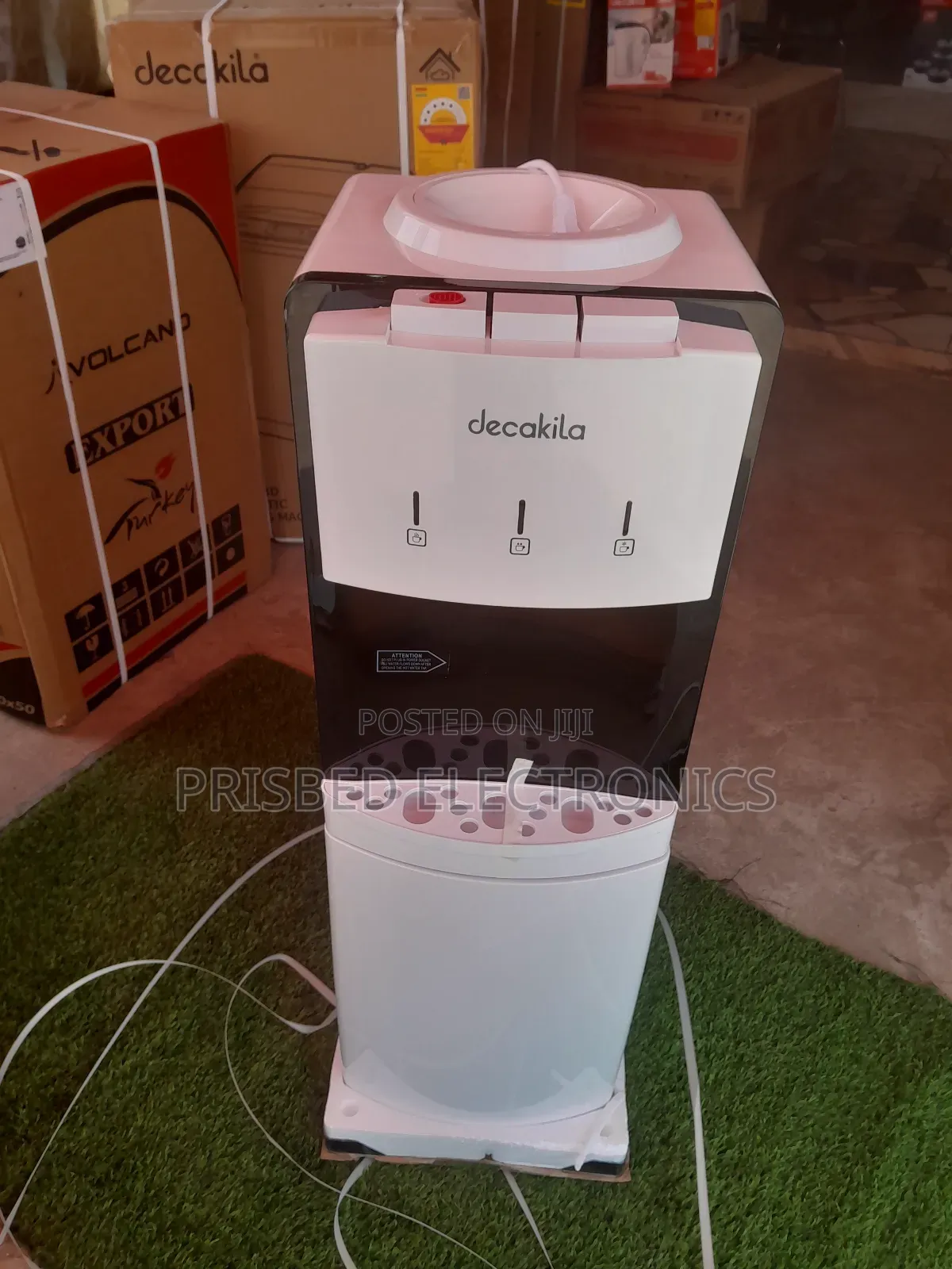Decakila Durable Water Dispenser With Bottom Fridge