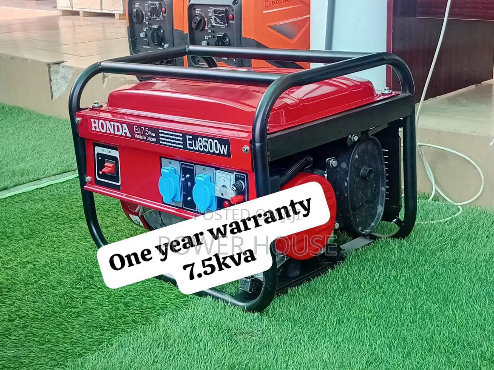 Aesthetical 7.5kva Honda Petrol Generator 7.5kva 8500watts