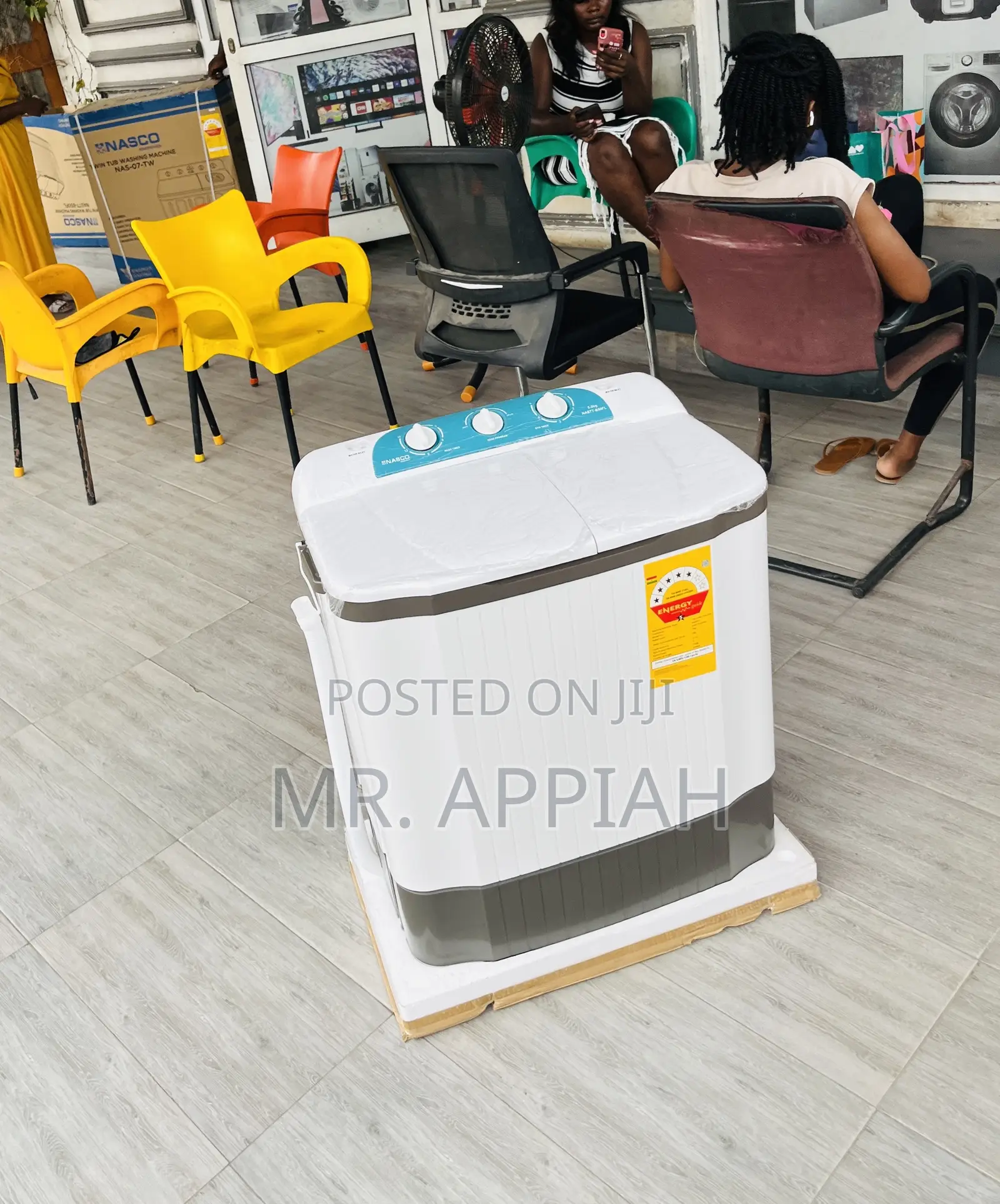 Shop Nasco 5kg Fully Automatic Smart Washing Machine.