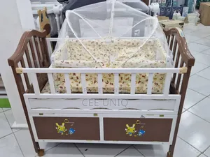 2 in 1 Wooden Cot or Crib