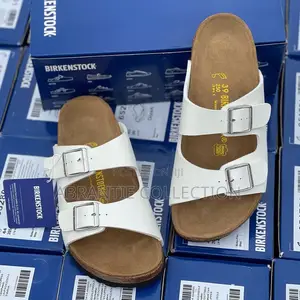 Birkenstock Unisex Arizona White/Brown